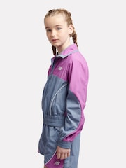 New Balance Blue Kids Panelled Woven Track Jacket - Image 2 of 9