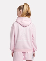 New Balance Pink Kids Peace Back Graphic FT Hoodie - Image 3 of 9