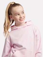 New Balance Pink Kids Peace Back Graphic FT Hoodie - Image 4 of 9