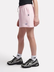 New Balance Pink Kids Floral Sneaker Graphic Shorts - Image 4 of 10