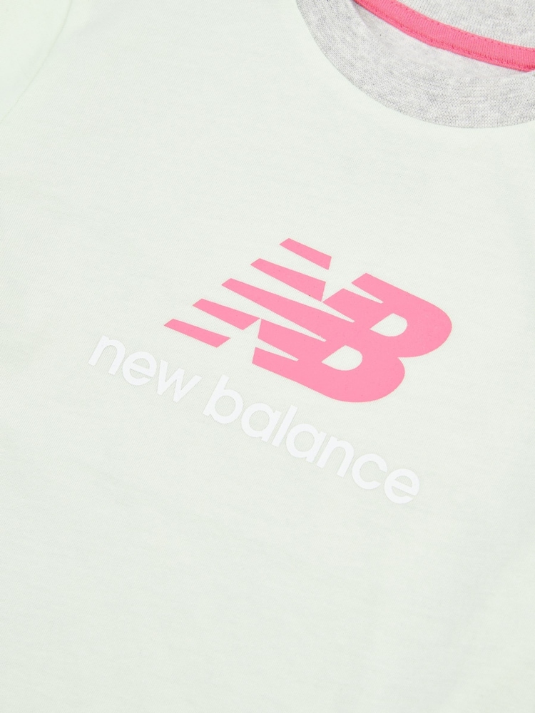 New Balance Grey Kids Jersey T-Shirt & Leggings Set - Image 4 of 5