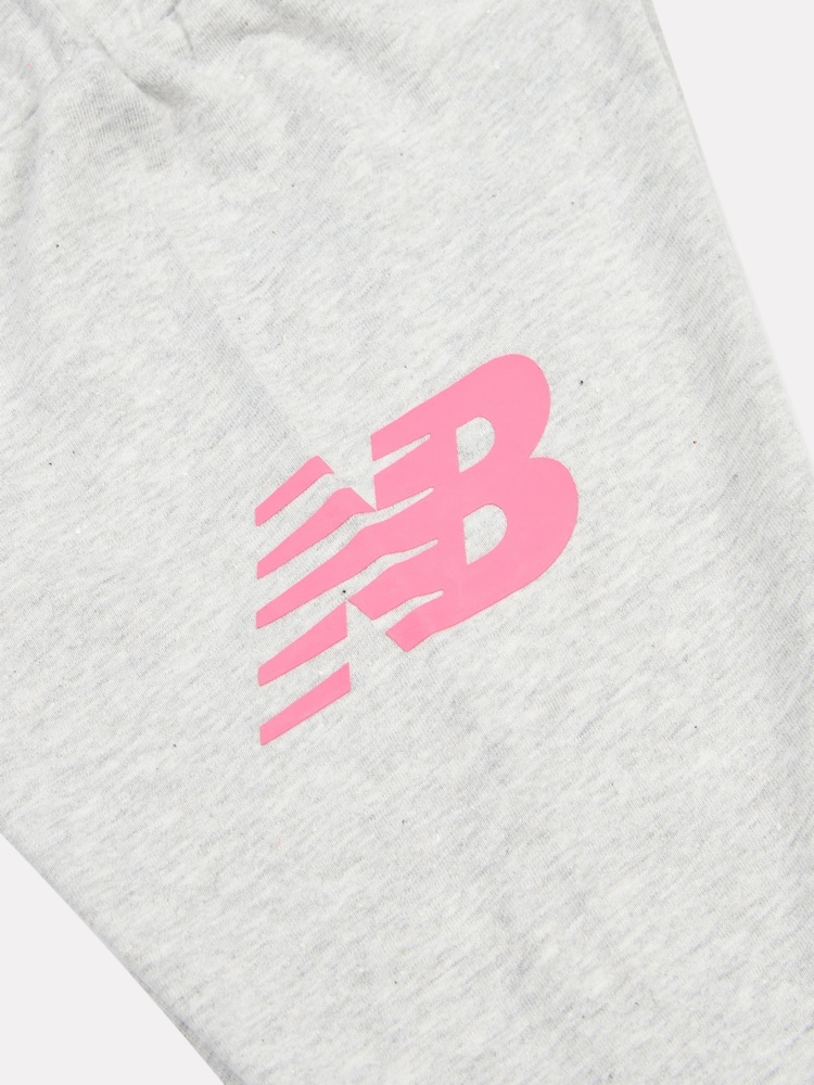 New Balance Grey Kids Jersey T-Shirt & Leggings Set - Image 5 of 5