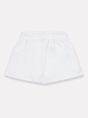 New Balance White Kids Floral Vines Graphic Shorts - Image 6 of 8