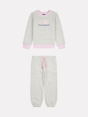 New Balance Grey Kids Crew & Joggers Set - Image 1 of 5