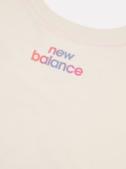 New Balance Natural Kids Gradient Graphic 100% Cotton T-Shirt - Image 4 of 4
