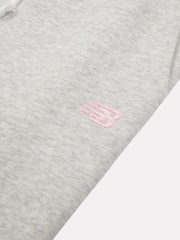 New Balance Grey Kids French Terry Small Logo Joggers - Image 7 of 7