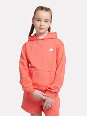 Rood - New Balance Kids French Terry Small Logo Hoodie - Image 1 of 8