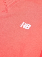 Rood - New Balance Kids French Terry Small Logo Hoodie - Image 8 of 8