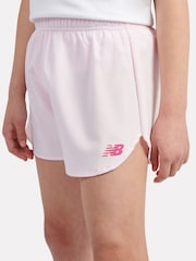 New Balance Pink Kids Woven Shorts - Image 4 of 10