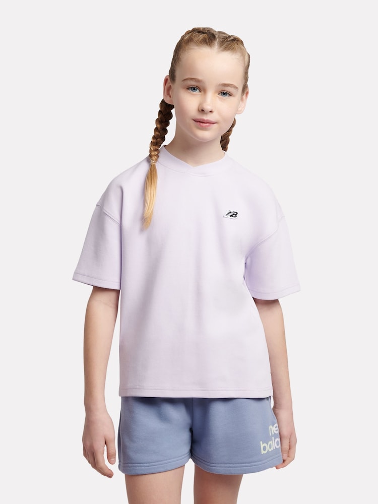 New Balance Kids Premium Cross Neck T-Shirt - Imagen 1 de 10