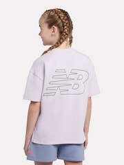New Balance Kids Premium Cross Neck T-Shirt - Imagen 3 de 10