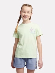 New Balance Green Kids Athletics Tennis Cartoon 100% Cotton Graphic T-Shirt - Image 1 of 9
