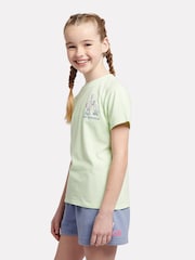New Balance Green Kids Athletics Tennis Cartoon 100% Cotton Graphic T-Shirt - Image 2 of 9