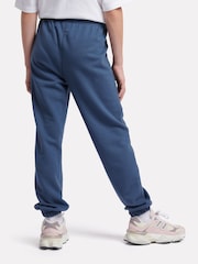 New Balance Blue Kids French Terry Small Logo Joggers - Image 3 of 5