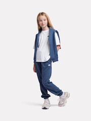 New Balance Blue Kids French Terry Small Logo Joggers - Image 4 of 5