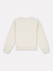 لون طبيعي - New Balance Small Kids French Terry Logo Crew Sweater - صورة 6 من 7
