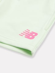 New Balance Light Grey Kids Jersey Ringer T-Shirt & Shorts Set - Image 5 of 6
