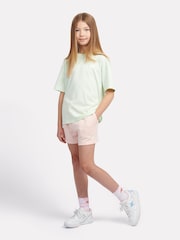 New Balance Pink Dark Small Girls Logo Shorts - Image 5 of 8