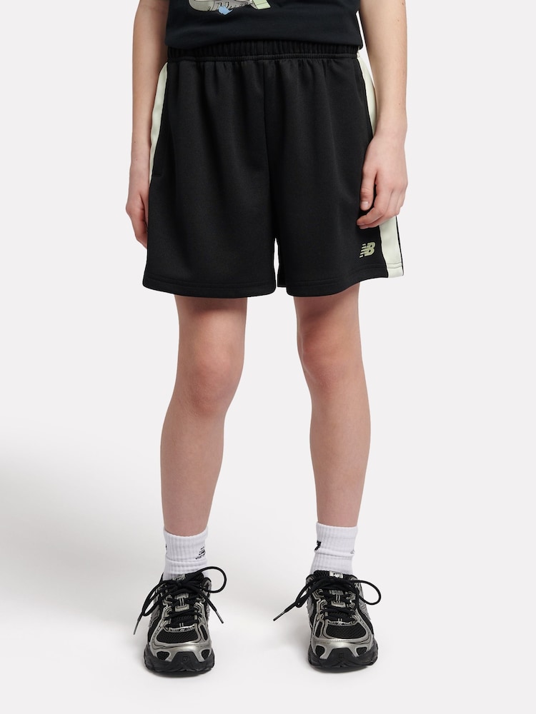 New Balance Black Kids Sport Track Shorts - Image 1 of 8