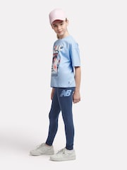 New Balance Blue Kids Greatest Hits Graphic T-Shirt and Leggings Set - Image 2 of 9