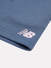 Розовый - New Balance Kids Jersey Ringer T-Shirt & Shorts Set - Image 5 of 5