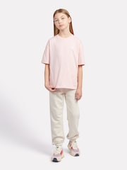 New Balance Dark Pink Small Girls Logo 100% Cotton T-Shirt - Image 5 of 8