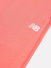 New Balance Red Kids French Terry Small Logo Joggers - Image 8 of 8