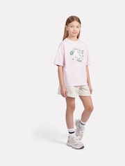 New Balance Kids Floral Graphic 100% Cotton T-Shirt - Imagen 5 de 6