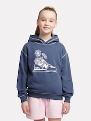 New Balance Blue Girls Floral Sneaker Hoodie - Image 1 of 6