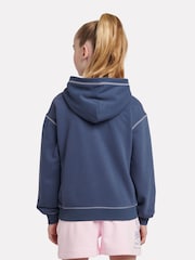 New Balance Blue Girls Floral Sneaker Hoodie - Image 3 of 6