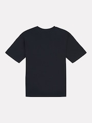 New Balance Black Kids Stacked Floral Graphic 100% Cotton T-Shirt - Image 8 of 9