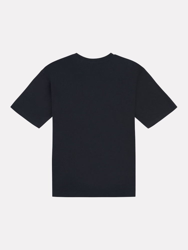 New Balance Black Kids Stacked Floral Graphic 100% Cotton T-Shirt - Image 8 of 9
