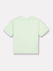 New Balance light green Small Girls Logo 100% Cotton T-Shirt - Image 5 of 7