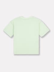 New Balance light green Small Girls Logo 100% Cotton T-Shirt - Image 6 of 7