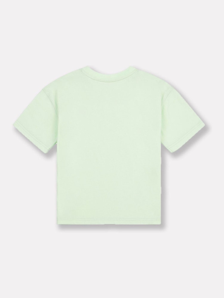 New Balance light green Small Girls Logo 100% Cotton T-Shirt - Image 6 of 7