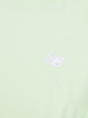 New Balance light green Small Girls Logo 100% Cotton T-Shirt - Image 7 of 7