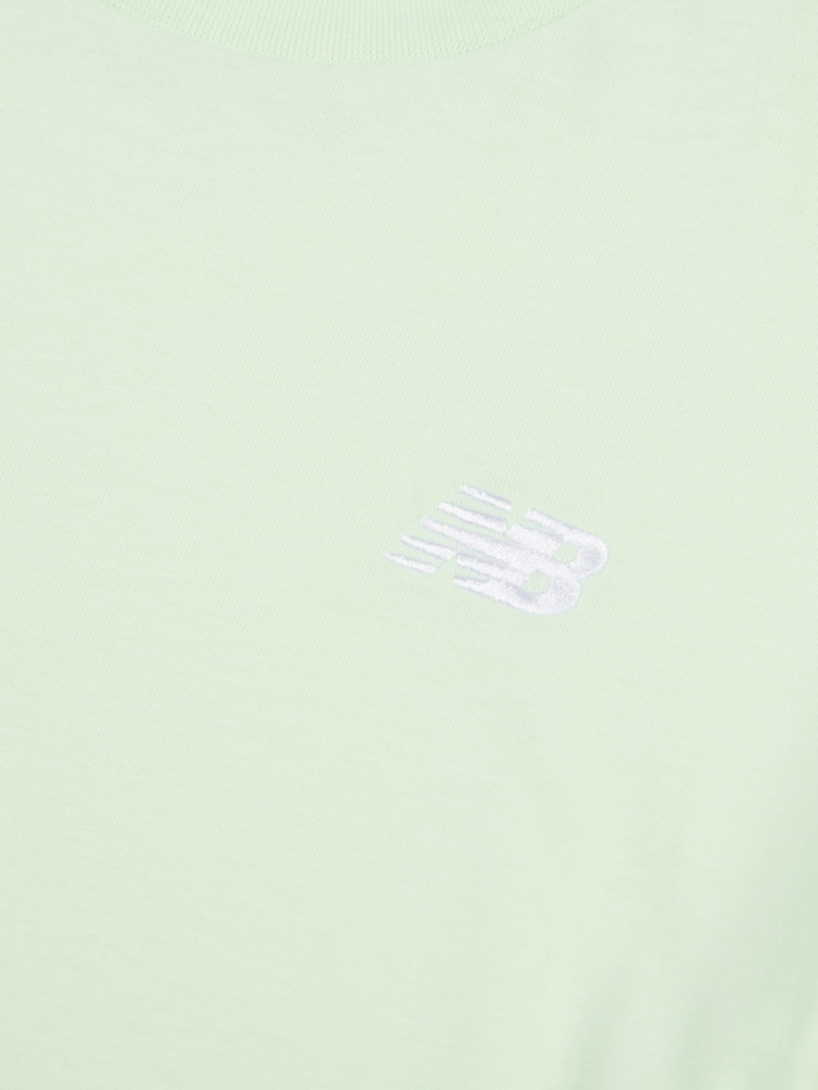 New Balance light green Small Girls Logo 100% Cotton T-Shirt - Image 7 of 7