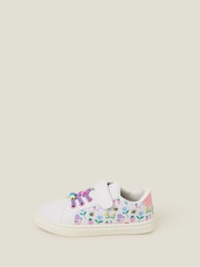 Angels By Accessorize White Girls Spring Garden Trainers - Image 2 of 3