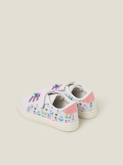 Angels By Accessorize White Girls Spring Garden Trainers - Image 3 of 3