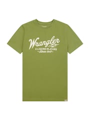Wrangler Green Boys Ride of Life 100% Cotton T-Shirt - Image 1 of 3