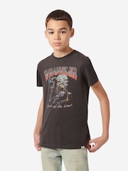 Wrangler Black Boys Jaguar 100% Cotton T-Shirt - Image 1 of 5