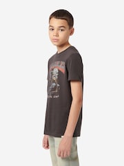 Wrangler Black Boys Jaguar 100% Cotton T-Shirt - Image 3 of 5