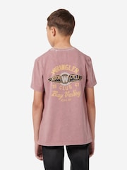 Wrangler Purple Boys Winged Moto 100% Cotton T-Shirt - Image 2 of 6