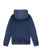 Wrangler Blue Boys Rope Wrangler 100% Cotton Hoodie - Image 2 of 3