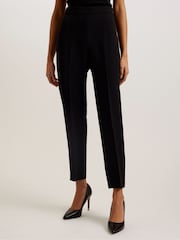 Ted Baker Black Manabtl Tapered Tailored Trousers - Image 2 of 6