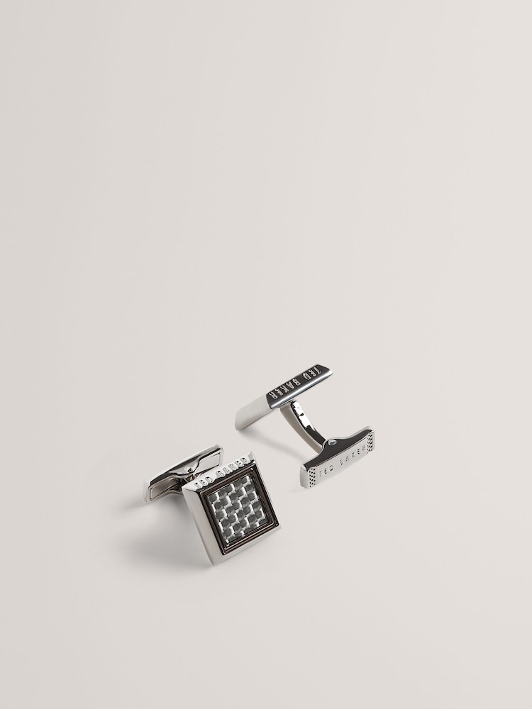 Ted Baker Carder Carbon Cufflinks - 画像 1 / 3