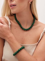 Jon Richard Green Green Tone Malachite Necklace - Image 4 of 4
