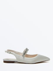 Rainbow Club Cream Freya Flat Shoes - Image 1 of 4