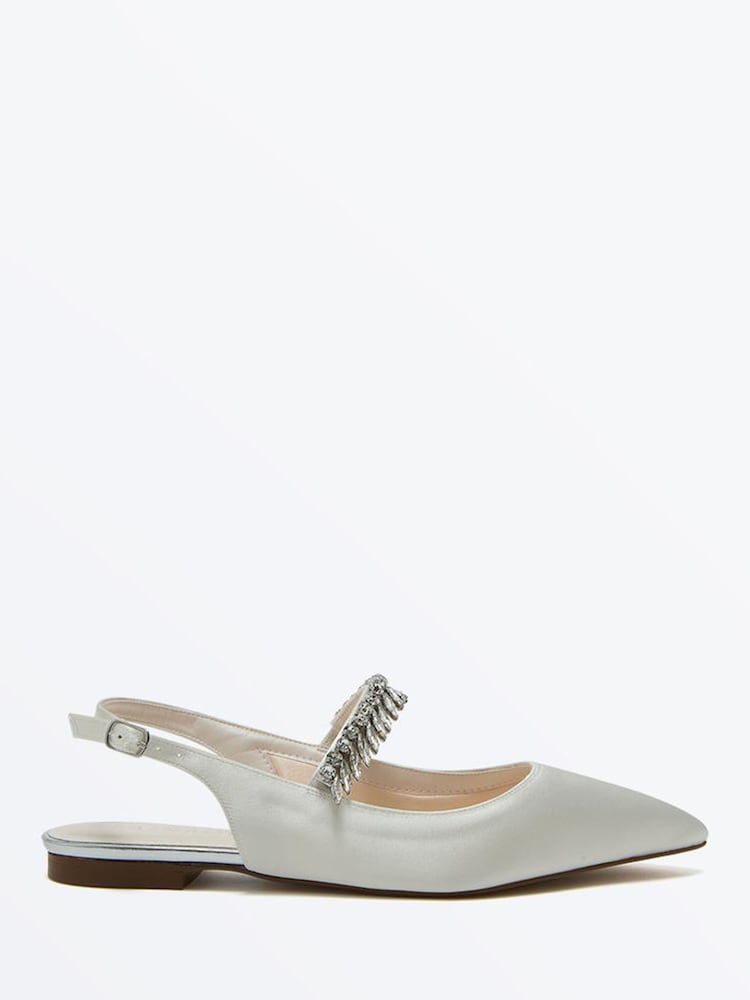 Rainbow Club Cream Freya Flat Shoes - Image 1 of 4