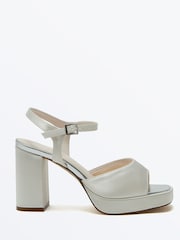 Rainbow Club Silver Nora Platform Sandals - Image 1 of 4